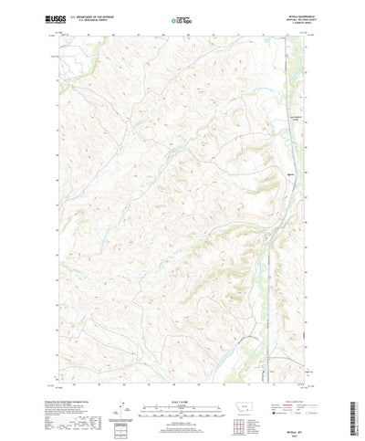 United States Geological Survey Wyola, MT (2020, 24000-Scale) digital map