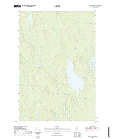 United States Geological Survey Wytopitlock Lake, ME (2021, 24000-Scale) digital map