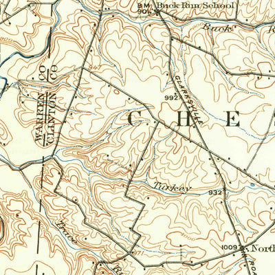 United States Geological Survey Xenia, OH (1917, 62500-Scale) digital map