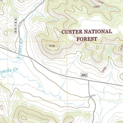 United States Geological Survey Yager Butte, MT (2020, 24000-Scale) digital map