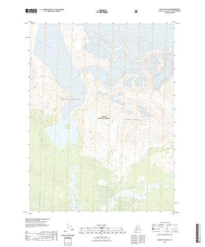 United States Geological Survey Yakutat B-2 SW, AK (2021, 25000-Scale) digital map
