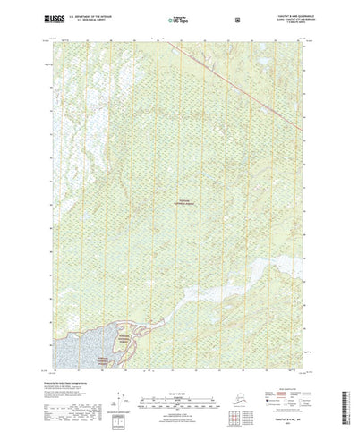 United States Geological Survey Yakutat B-4 NE, AK (2021, 25000-Scale) digital map
