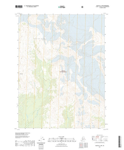 United States Geological Survey Yakutat C-3 SW, AK (2021, 25000-Scale) digital map