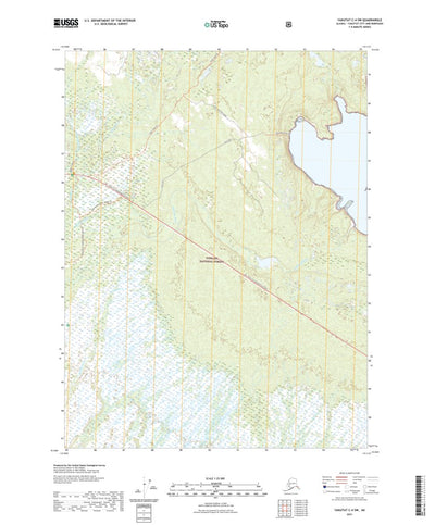 United States Geological Survey Yakutat C-4 SW, AK (2021, 25000-Scale) digital map