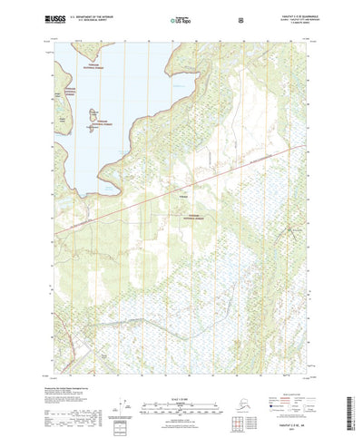 United States Geological Survey Yakutat C-5 SE, AK (2021, 25000-Scale) digital map