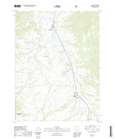 United States Geological Survey Yampa, CO (2022, 24000-Scale) digital map