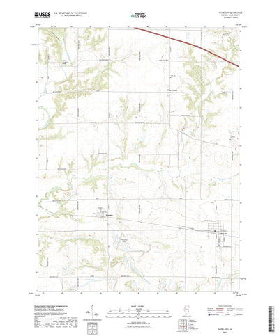 United States Geological Survey Yates City, IL (2021, 24000-Scale) digital map