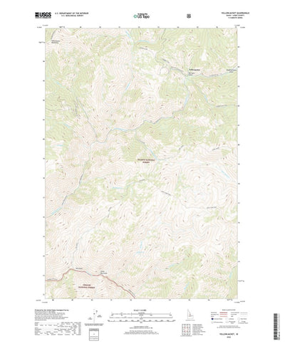 United States Geological Survey Yellowjacket, ID (2020, 24000-Scale) digital map