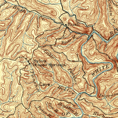 United States Geological Survey Yellville, AR-MO (1893, 125000-Scale) digital map