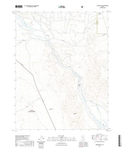 United States Geological Survey Yerington SE, NV (2021, 24000-Scale) digital map