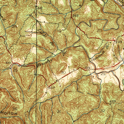 United States Geological Survey Yolande, AL (1935, 62500-Scale) digital map