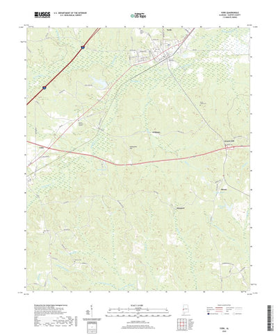 United States Geological Survey York, AL (2020, 24000-Scale) digital map