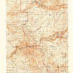 United States Geological Survey Yosimite, CA (1909, 125000-Scale) digital map