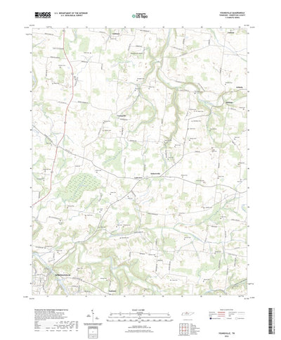 United States Geological Survey Youngville, TN (2022, 24000-Scale) digital map