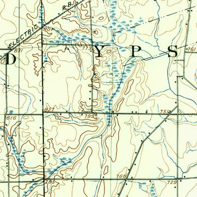 United States Geological Survey Ypsilanti, MI (1902, 62500-Scale) digital map