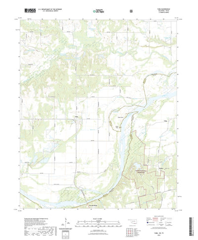 United States Geological Survey Yuba, OK (2022, 24000-Scale) digital map