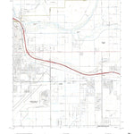 United States Geological Survey Yuma East, AZ (2021, 24000-Scale) digital map