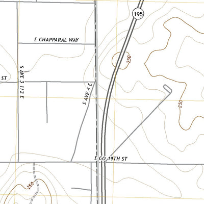 United States Geological Survey Yuma SE, AZ (2021, 24000-Scale) digital map