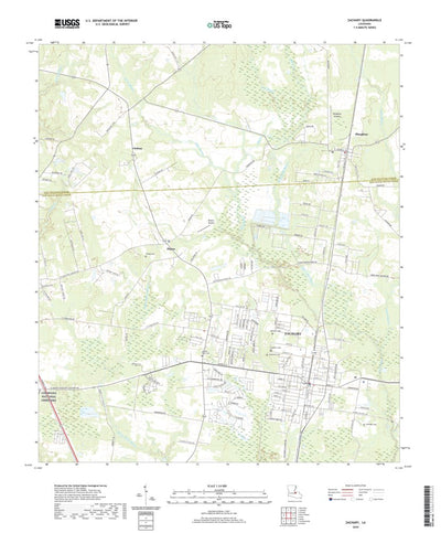 United States Geological Survey Zachary, LA (2020, 24000-Scale) digital map