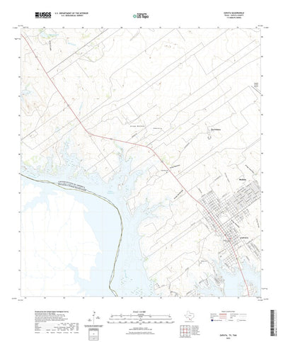 United States Geological Survey Zapata, TX (2022, 24000-Scale) digital map