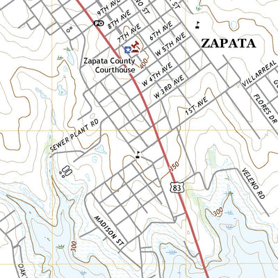 United States Geological Survey Zapata, TX (2022, 24000-Scale) digital map