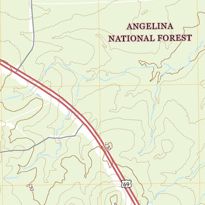 United States Geological Survey Zavalla, TX (2022, 24000-Scale) digital map