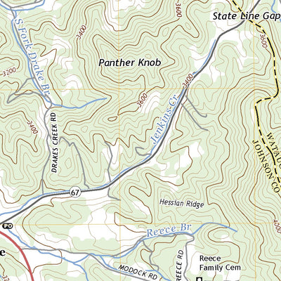 United States Geological Survey Zionville, TN (2022, 24000-Scale) digital map
