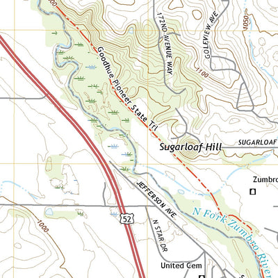 United States Geological Survey Zumbrota, MN (2022, 24000-Scale) digital map