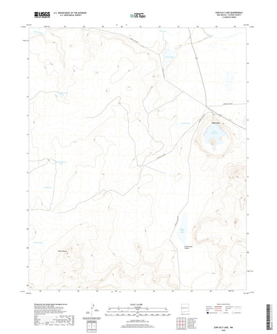 United States Geological Survey Zuni Salt Lake, NM (2020, 24000-Scale) digital map