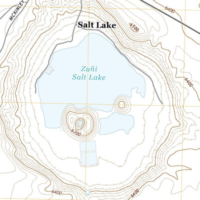 United States Geological Survey Zuni Salt Lake, NM (2020, 24000-Scale) digital map