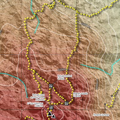 URQU Maps Cerro Los Gigantes digital map