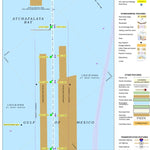 US Army Corps of Engineers Atchafalaya River Chart 45 - Atchafalaya Bay / Gulf of Mexico digital map