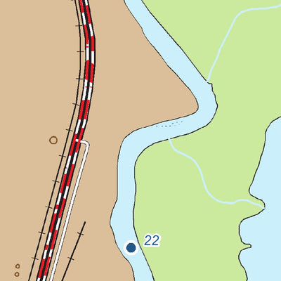 US Army Corps of Engineers Chart 1 - Minnesota River Miles 25-19 digital map