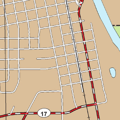 US Army Corps of Engineers Chart 1 - Minnesota River Miles 25-19 digital map