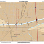 US Army Corps of Engineers Chart 117 - Illinois River Miles 316.9 - 319.9 digital map