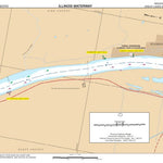 US Army Corps of Engineers Chart 19 - Illinois River Miles 53.2 - 56.1 digital map