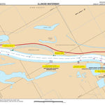 US Army Corps of Engineers Chart 24 - Illinois River Miles 68.0 - 70.8 digital map