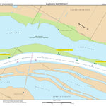 US Army Corps of Engineers Chart 4 - Illinois River Miles 7.9 - 10.9 digital map