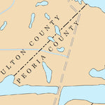 US Army Corps of Engineers Chart 47 - Illinois River Miles 139.0 - 141.9 digital map