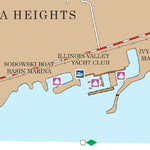 US Army Corps of Engineers Chart 56 - Illinois River Miles 165.8 - 168.7 digital map