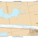 US Army Corps of Engineers Chart 70 - Illinois River Miles 204.8 - 207.7 digital map