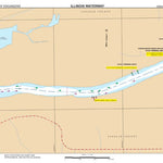 US Army Corps of Engineers Chart 77 - Illinois River Miles 226.3 - 229.4 digital map