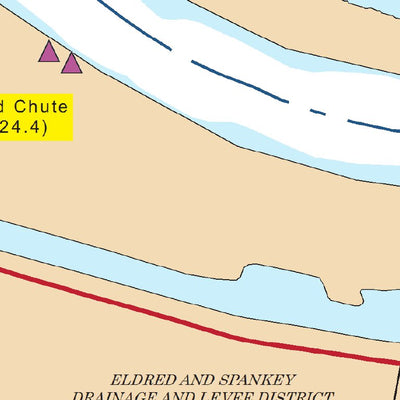 US Army Corps of Engineers Chart 9 - Illinois River Miles 23.2 - 26.6 digital map