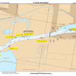 US Army Corps of Engineers Chart 91 - Illinois River Miles 268.8 - 271.8 digital map