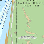 US Army Corps of Engineers Lower Mississippi Chart 75 - River Mile 222.9 to 201.1 digital map