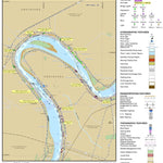 US Army Corps of Engineers Lower Mississippi Chart 76 - River Mile 201.1 186.4 digital map