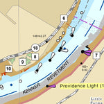 US Army Corps of Engineers Lower Mississippi Chart 83 - River Mile 117.8 to 105.1 digital map