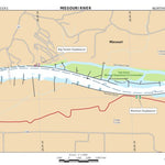 US Army Corps of Engineers Lower Missouri, River Mile 110.1 to 114.9 digital map