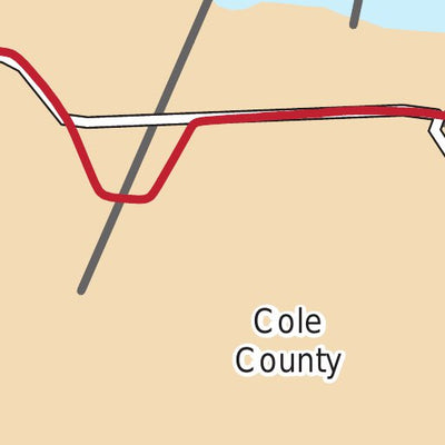 US Army Corps of Engineers Lower Missouri, River Mile 150.3 to 155.2 digital map