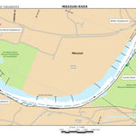 US Army Corps of Engineers Lower Missouri, River Mile 161.1 to 168 digital map